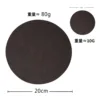 Chocolate brown coaster set 20cm