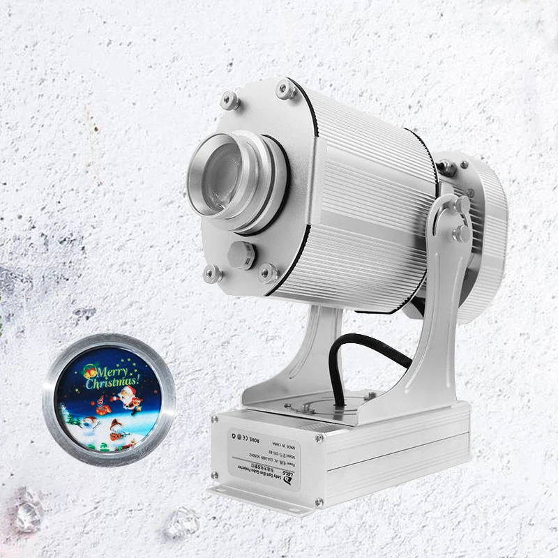 Водонепроницаемые проекторы для наружной рекламы с логотипом светодиодный проектор вращающийся прожектор Gobo