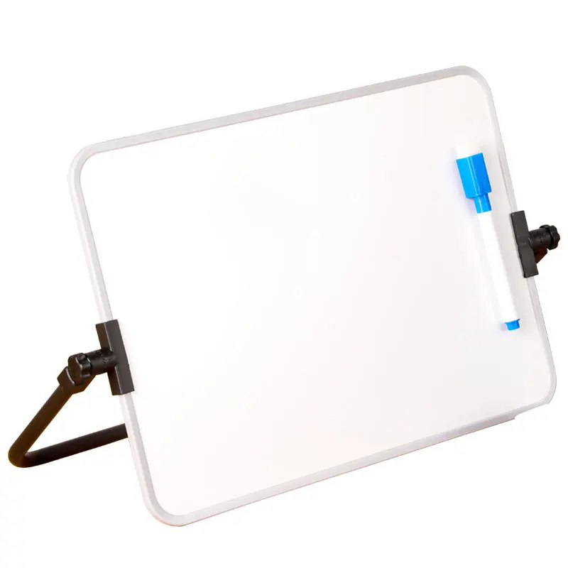 A3 A4 Магнитная Настольная мини-доска для сухого стирания магнитная доска двухсторонняя белая с подставкой