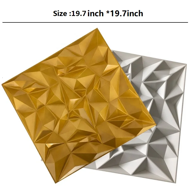 Home Interior Modern Design Decorative Pvc 3d Diamond Wall Panel ...
