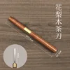 Cuchillo para té de palo de rosa