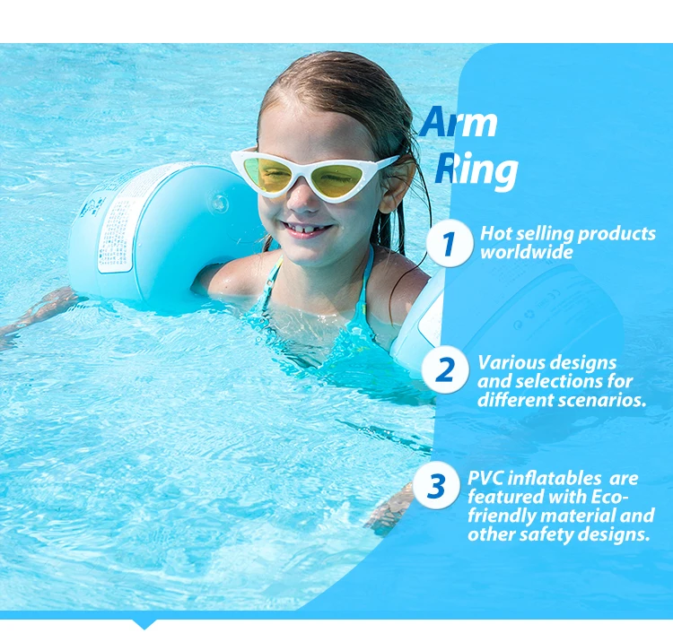 Custom Brand Inflatable Arm Bands Float Sleeves Arm Bands Floater