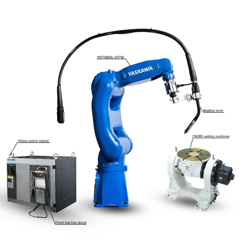 The Yaskawa Robot Sp180h Has A Working Range Of 2702mm And Is Paired ...