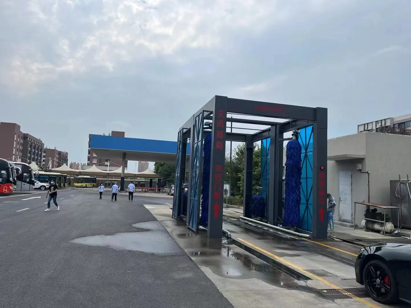Shinewash R5 Fully Automatic Wash Machine for Bus Truck Train Gantry Rollover & Tunnel Type Two Options Fast Speed 3 Mins a Car
