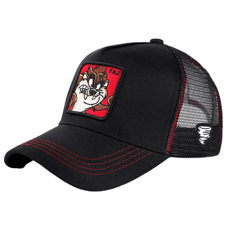 Side Embroidery Patch Fitted Hat Cap 