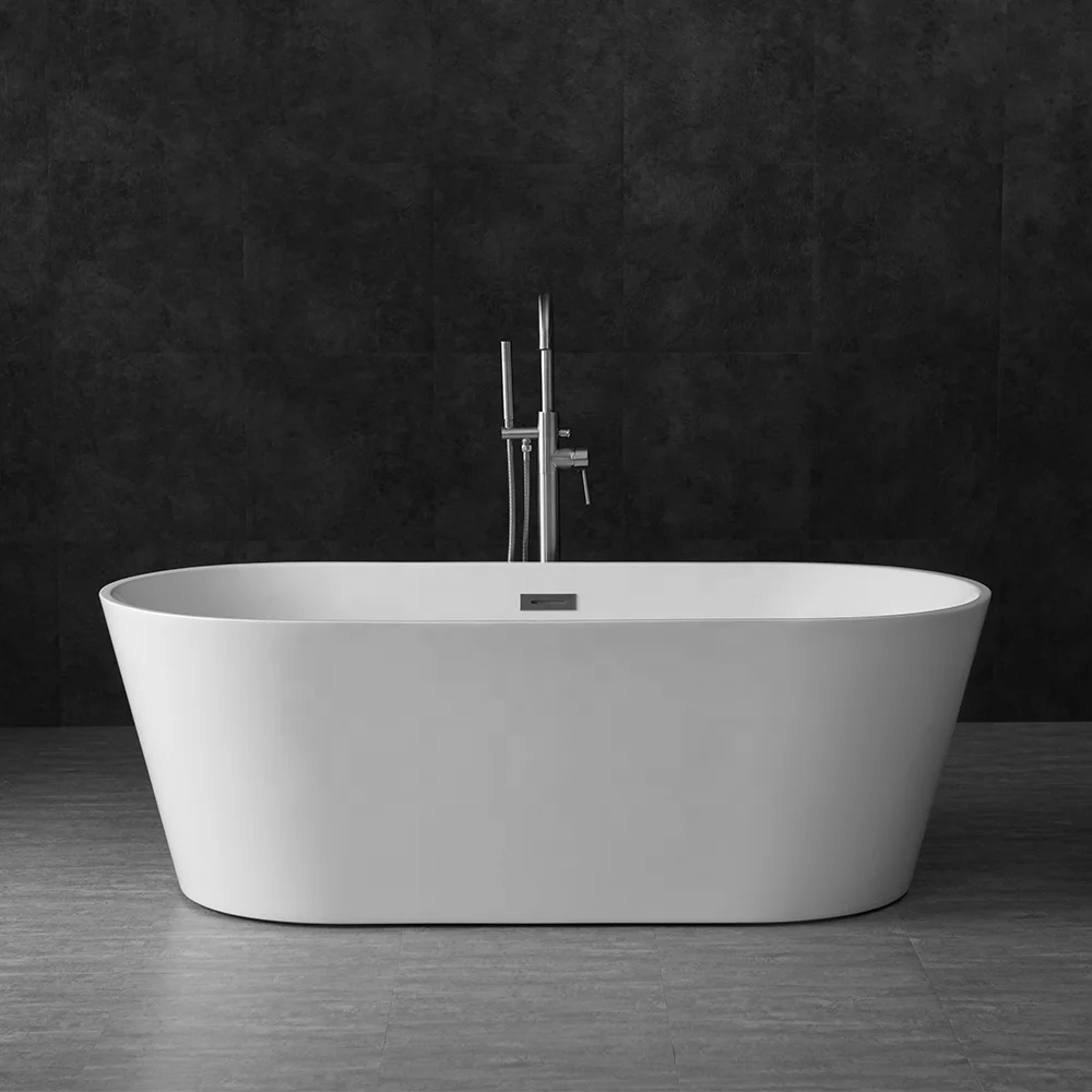 Customized Simple Design Luxury Home Independent Adult Bathroom Soaking Freestanding Sitting Bathtubs Whirlpool Bathtub