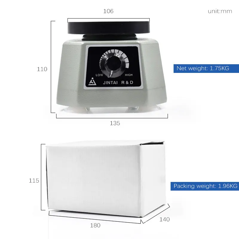 Vibreur à Plâtre Dentaire 120W 220V - Plateforme Carrée Pour Laboratoire