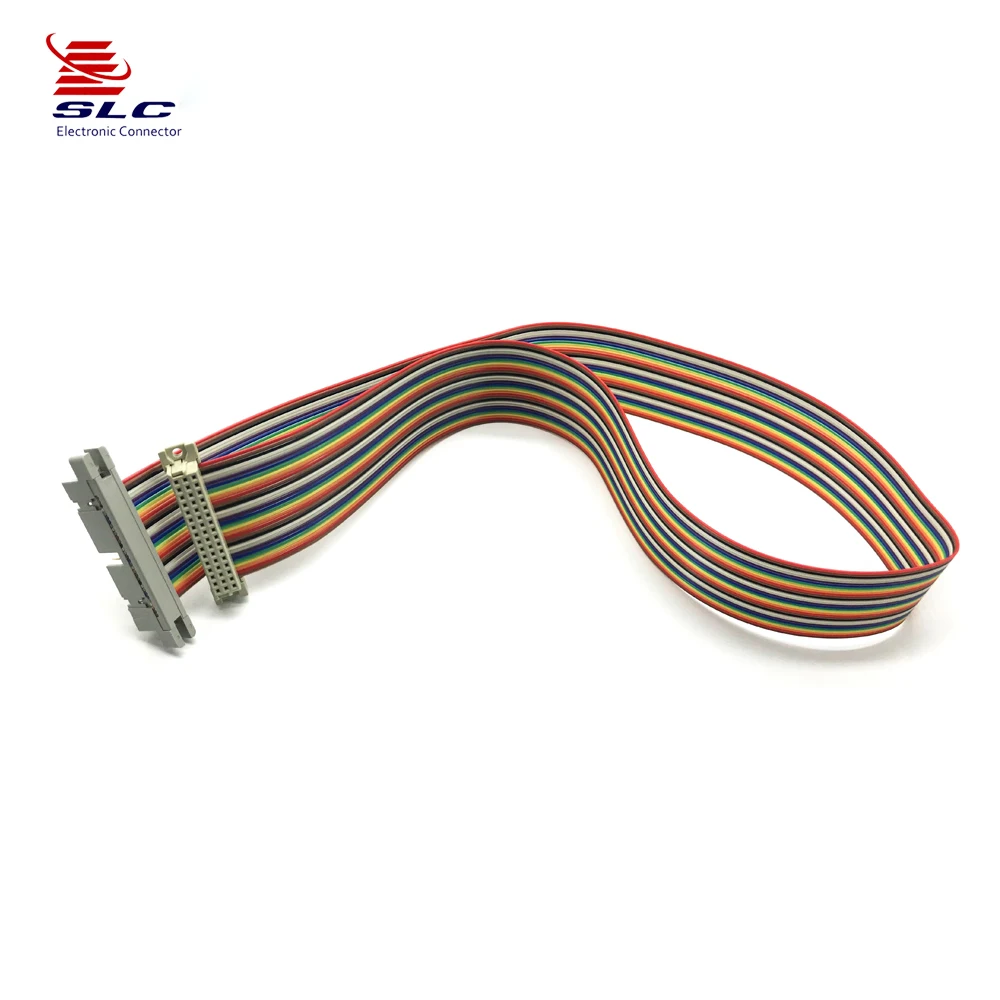 3-мя рядами красивых 32 Pin типа B DIN 41612 женский idc Тип евро разъем