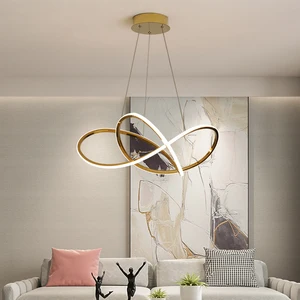 Wholesale Aluminum Hanging Led Chandeliers Pendant Lights Modern Luxury