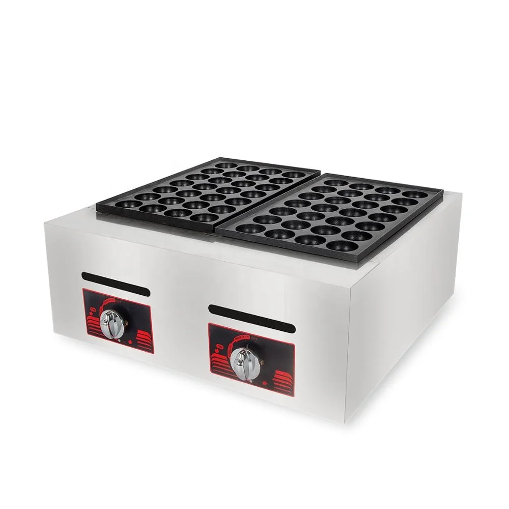 Оборудование для кейтеринга takoyaki двойная тарелка японская машина Takoyaki из нержавеющей стали ресторанов и дома