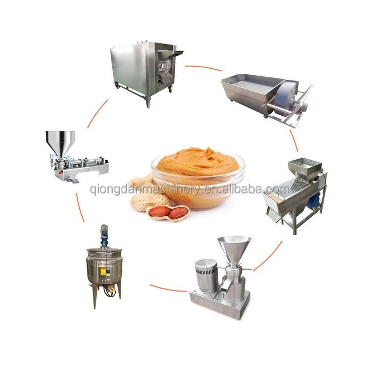 100kg H Automatic Industrial Peanut Butter Making Machine Peanut Butter