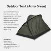 Outdoor Tent Green (Without Side Wings)