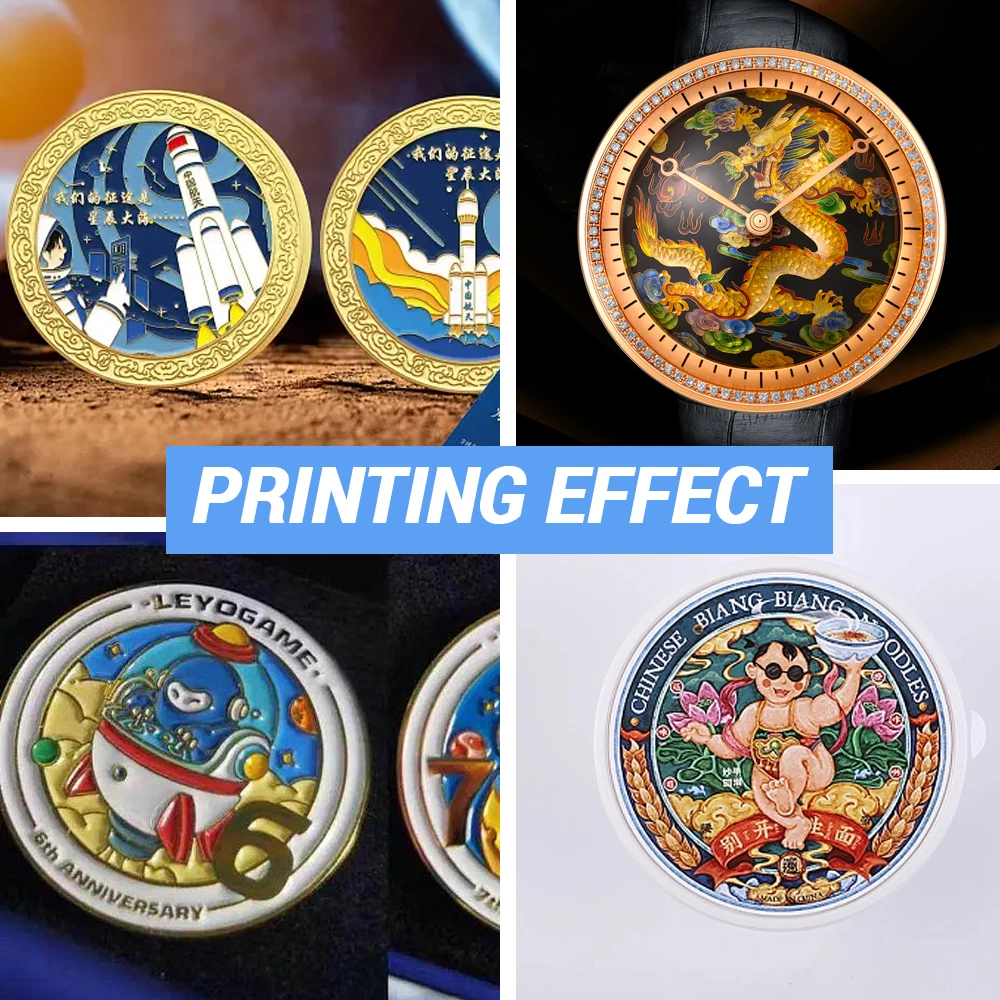 Refinecolor Smart Gold Coin Printer H5 APP AI Drawing Wifi Online Custom  Coins for Museum Theme Park Zoo Amusement Park