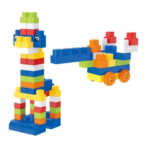 ITTL 70PCS ABS Plastic Educational Toy Building Blocks Kindergarten Teaching Set Famous Buildings Theme 2-4 Year Olds Unisex