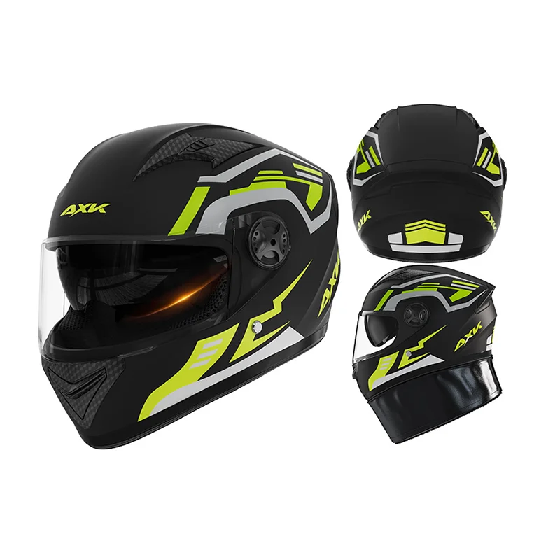 Casco da bicicletta unisex caldo e traspirante con lente antiappannamento, adatto per bici elettriche, realizzato in plastica tecnica per_voghion.com