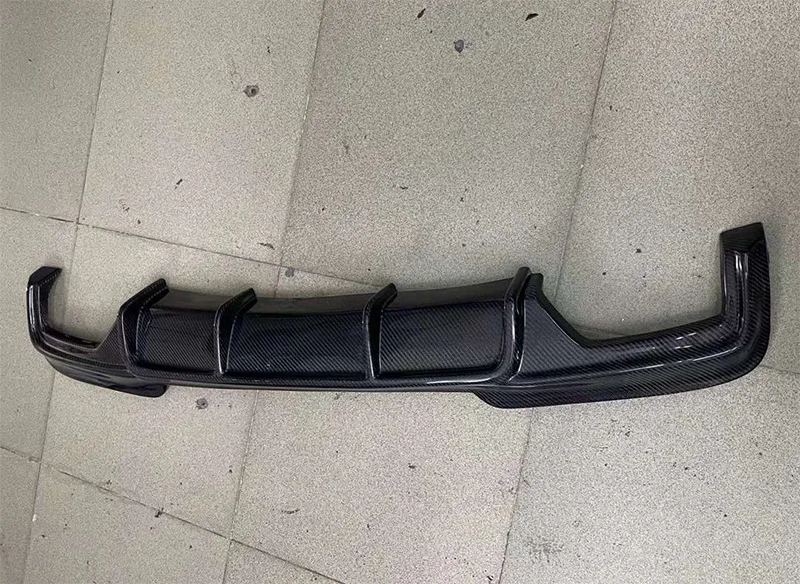 product tiypeor carbon fiber rear spoiler rear lip diffuser lip for bmw 5 series f10 f18 520i 528i 530i 535i m5 v style568-5