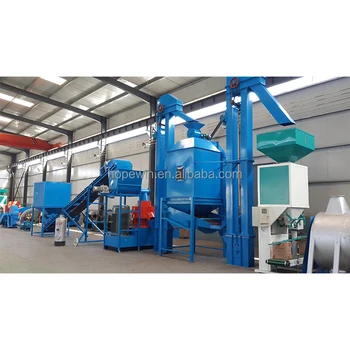 High quality hope machinery agriculture palm waste biomass pellets line
