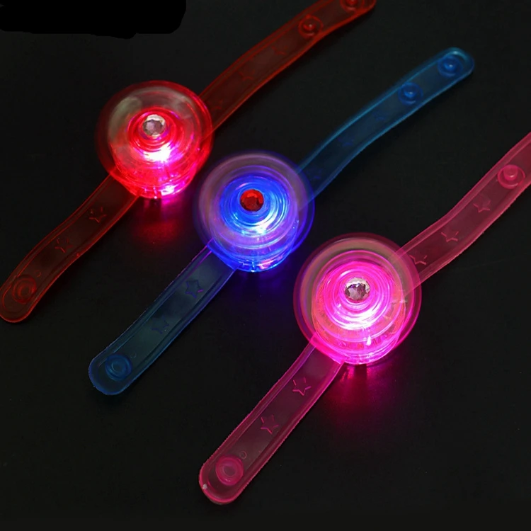 Hstyle LED Light up Fidget Bracelets Favors Prize Return Gift Kids Glow in Dark Party Supplies Birthday Gifts Treasure Box Toys