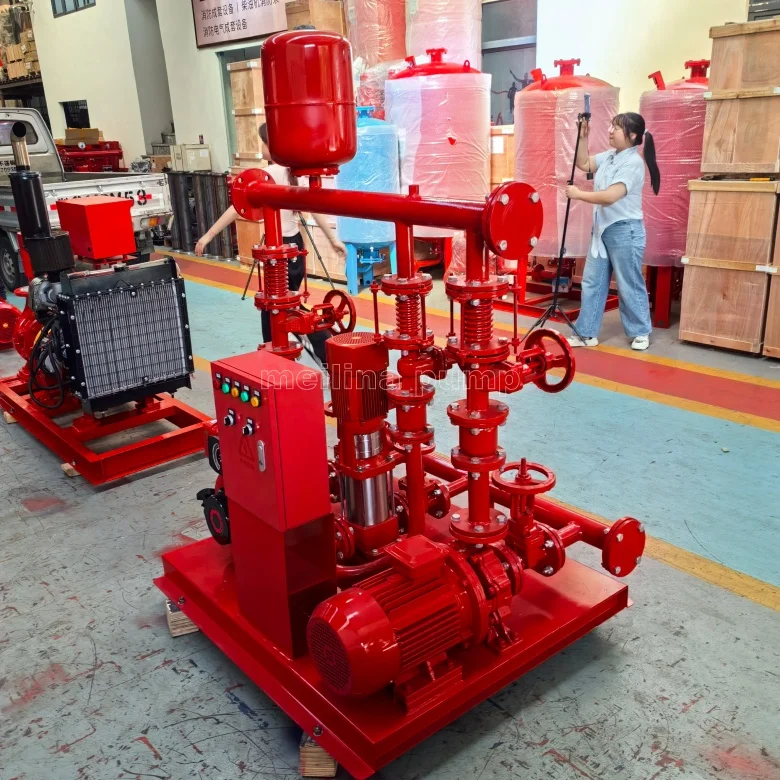 NFPA20 Standard EJ Fire Fighting System with Electric & Jockey Pump
