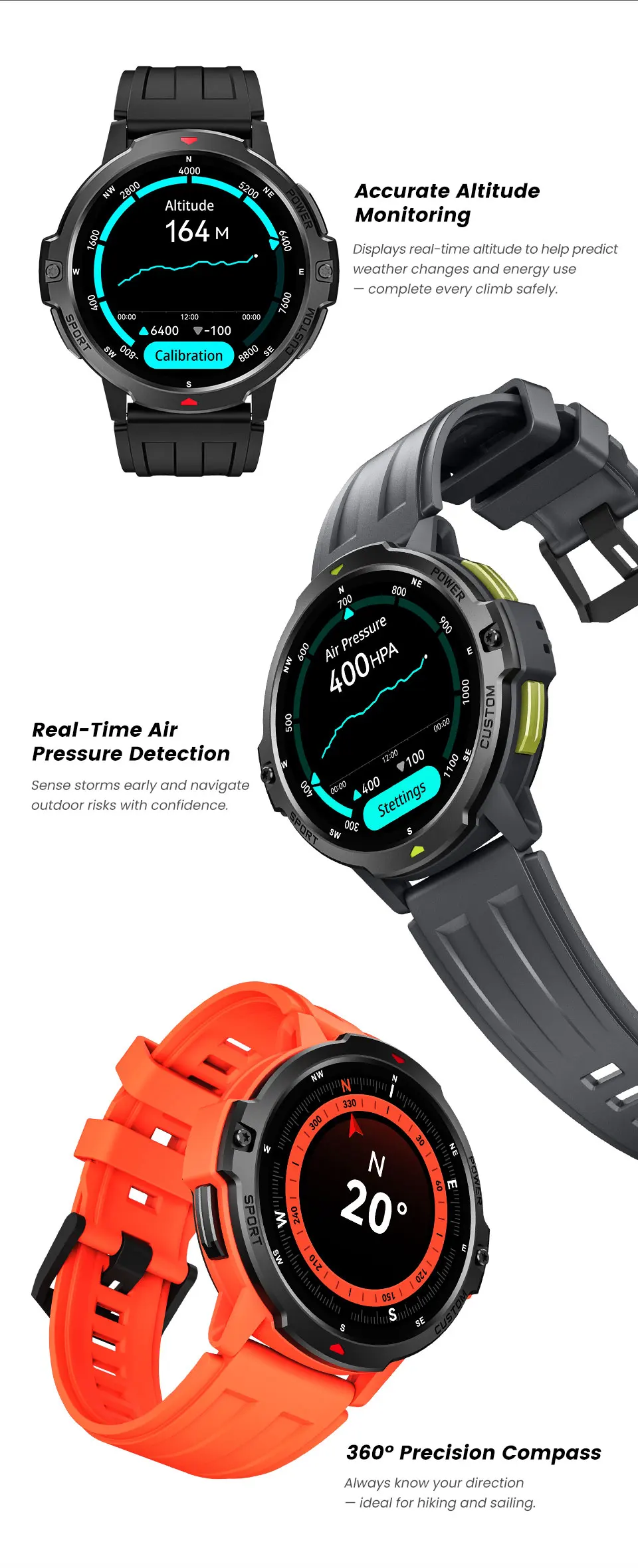 Welcome OEM Order, Factory Whole Selling C31 Sanvnet Outdoor Smart Watch 2025 Gps Sports Tracking Driven By Intelligent Algorithms Dynamic Heart Rate Smart Watch For Men - Buy Fitness Smart Watch round Shape Smart Watch compass Smart Watch sleep Tracking Smart Watch tft Display Smart Watch