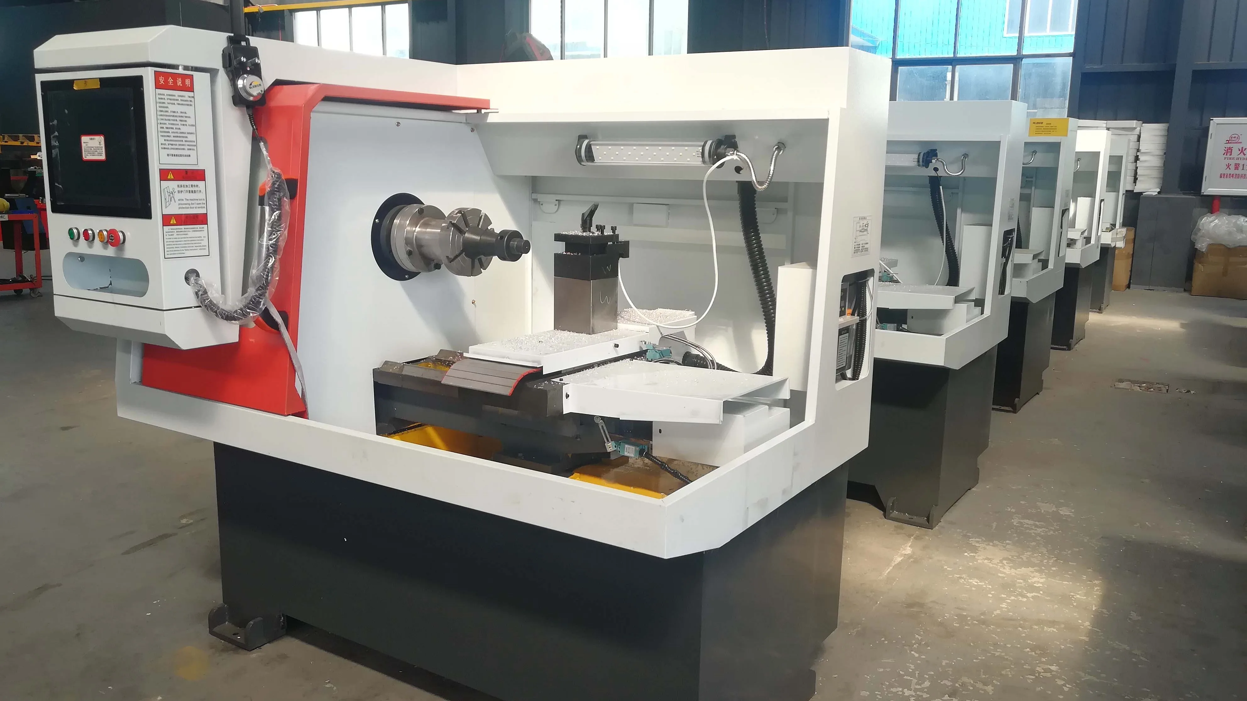 Car Lathe Rim Aluminium Alloy Rim Diamond Cutting Machine Rim Refurbish