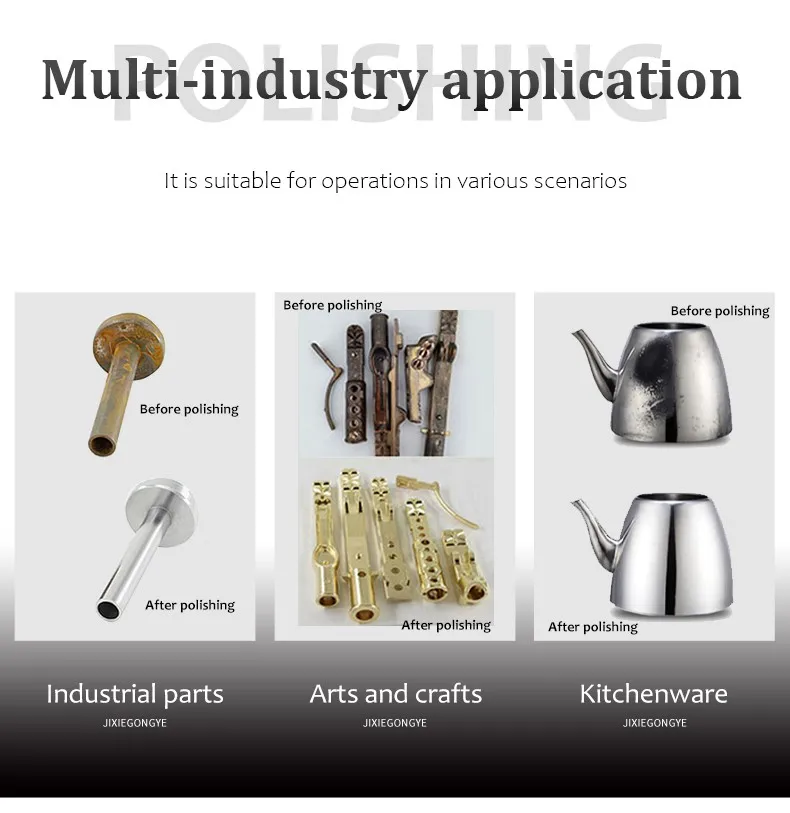 Automatic Surface Finishing Manufacturer Stainless Steel Magnetic Grinding Polishing Machine