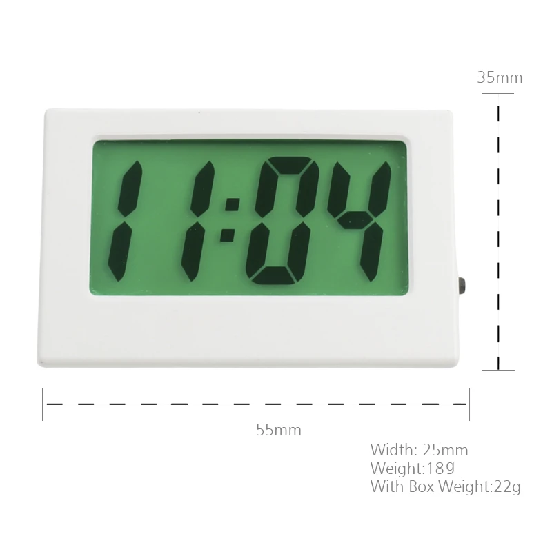 Hot Sale Mini Minimalist Electronic Bedside Clock Promotional Gift Cute Student Clock Small Triangle Countdown Timer