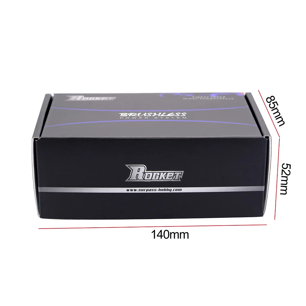 Surpass Hobby Rocket RC 4092 Brushless Electric Boat Motor with Cooling Jackets for 800-1000mm RC Boat RC Hobby