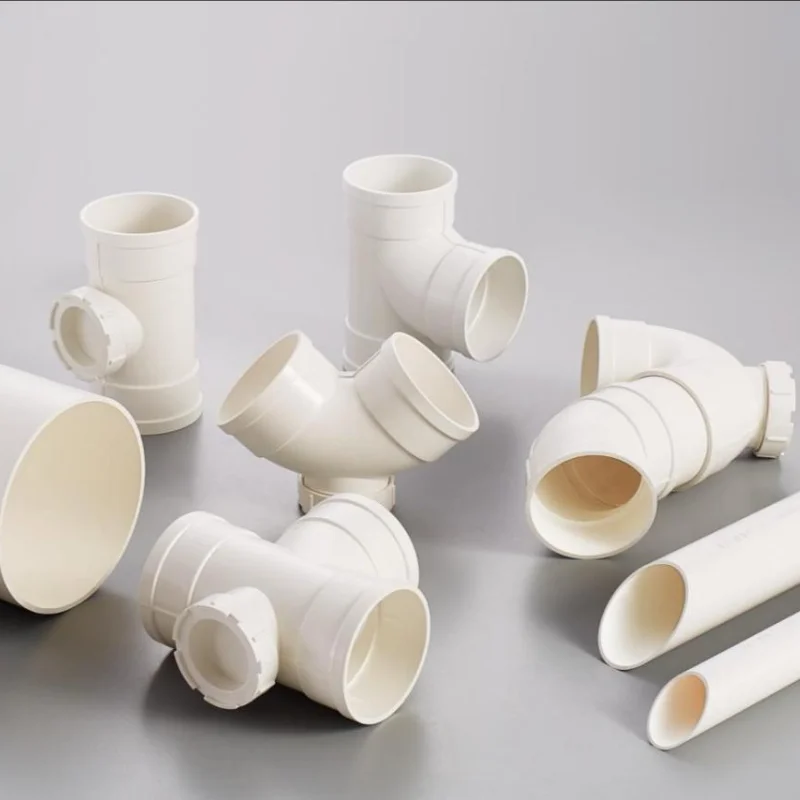 Pvc Sewer Pipe 2inch 3inch 4 Inch Pvc Perforated Drainage Plastic Sewer