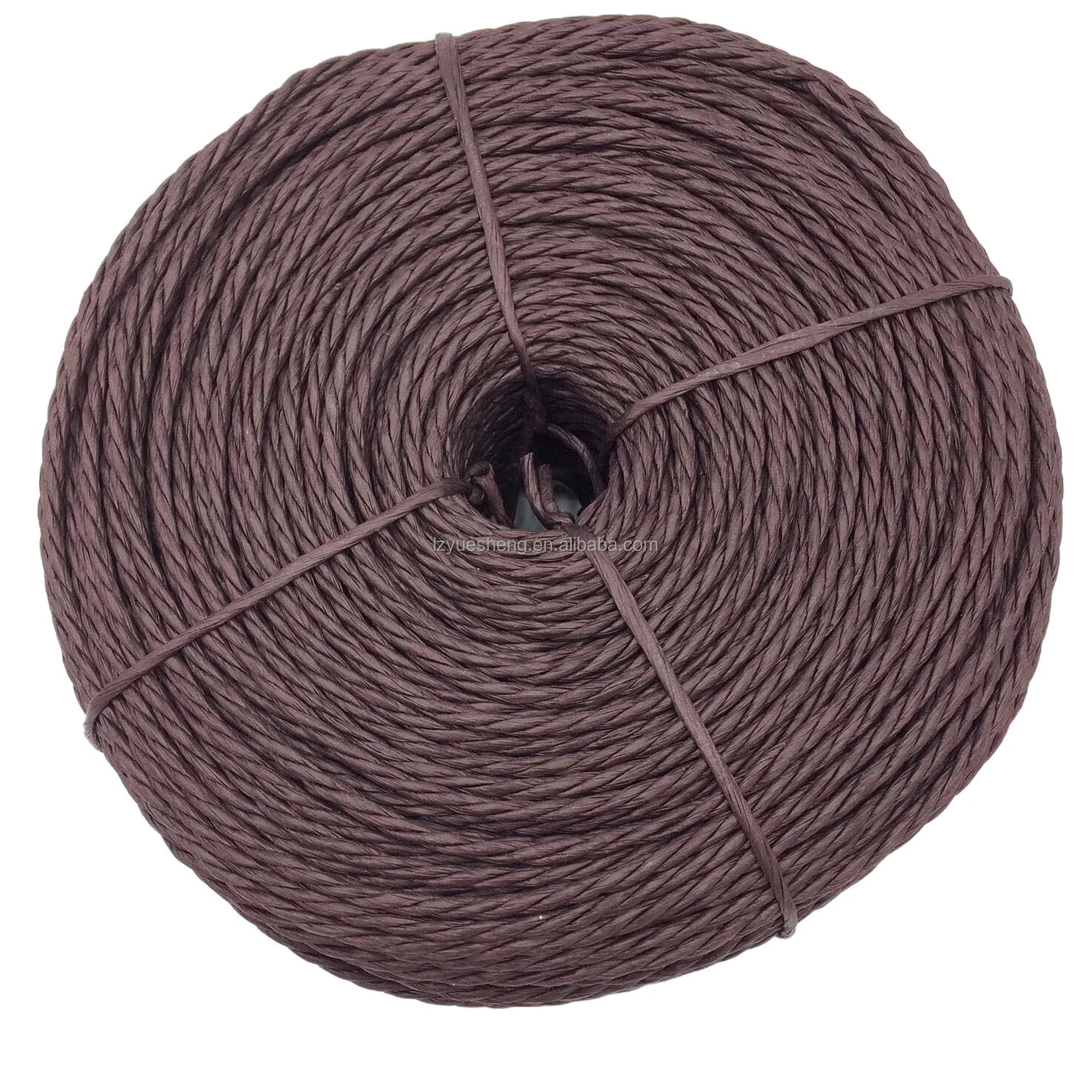 China Factory 100% Paper 3 Strands Twist Rope Danish Paper Cord Recyclable 4mm/5mm for Furniture or Chair