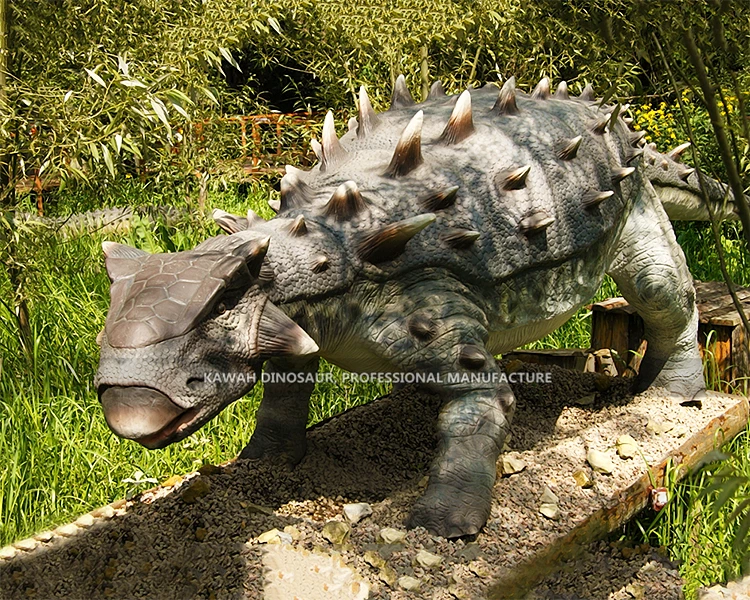 Dino Forest Park Products Animatronic Dinosaur Realistic Dinosaurs Animatronic Model Saichania