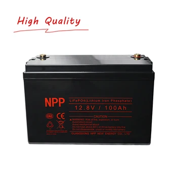 Factory Wholesale 12V 100Ah 12.8V 100 Ah Lifepo4 Solar Deep Cycle Lithium Ion Cells Battery Pack