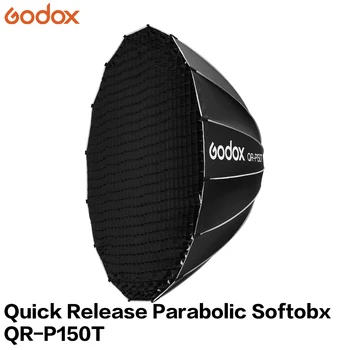 Godox Softbox Accessories QR-P150T 150CM Quickly Release Parabolic Softbox Video LED Light Live Broadcast Bowens Studio Flash detail image