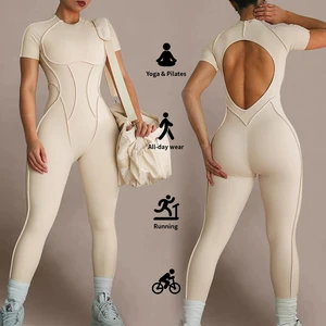QUICK DRY Bodysuits Gym Romper One Piece Booted Yoga Apparel Womens Fitness Yoga Wear Big Size Yoga Bodysuits