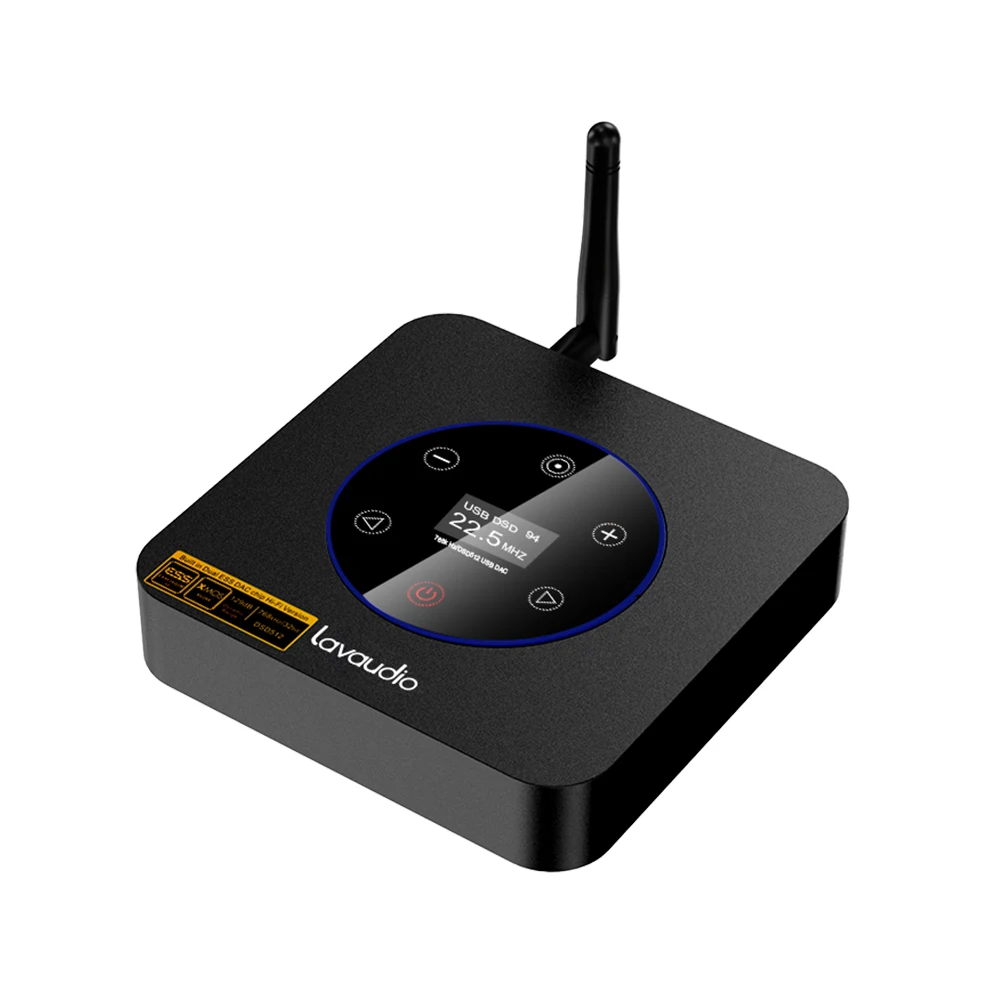 Lavaudio DS601 Desktop HiFi DAC Audio Decoder Customized Driver with AptX-LL/HD & LDAC Bluetooth Receiver for TV/Speaker
