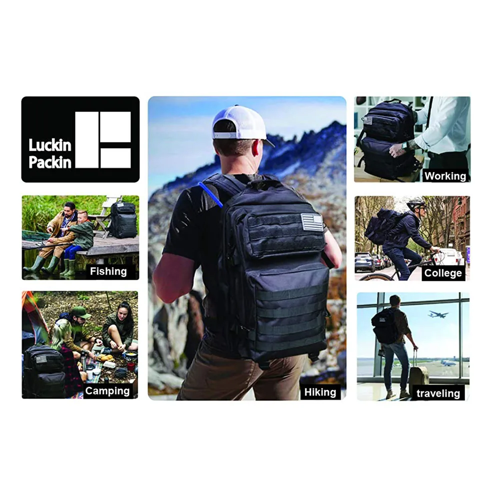 FREE SAMPLE Assault Backpack Assault Bag Men's Backpack Training Camping Backpack
