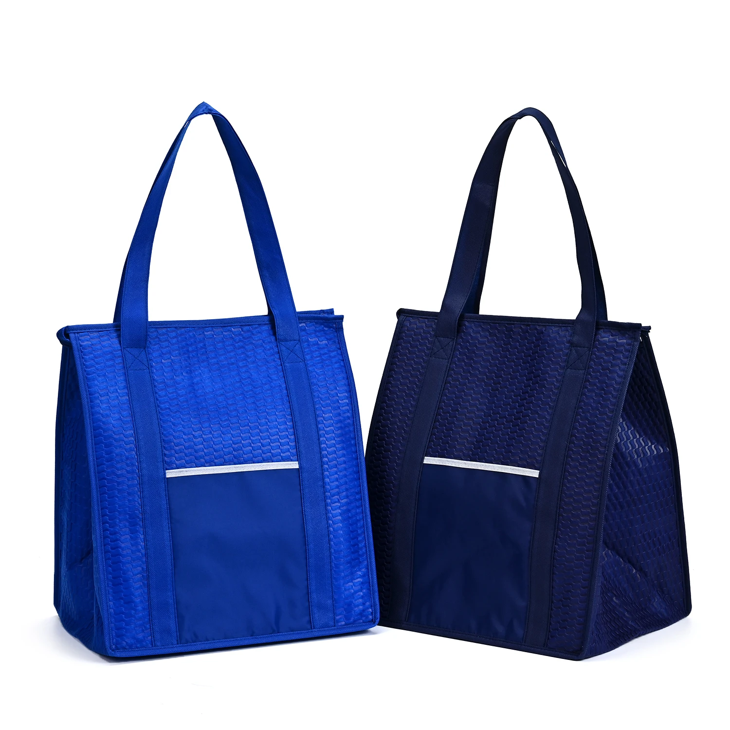 Eco-Friendly Reusable Large 2-Color Custom Sublimation Printed Shopping Bags Non-Woven Laminated with Letter Pattern Grocery Use manufacture