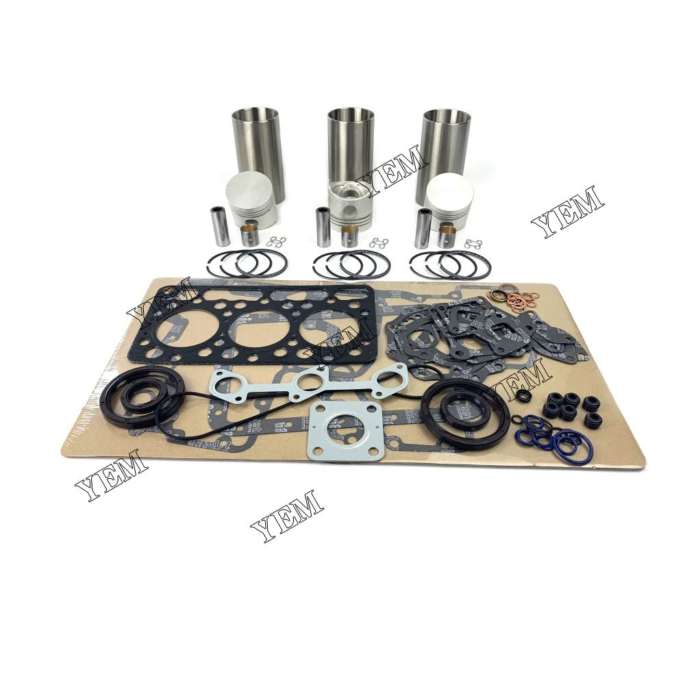 D750 Overhaul Rebuild Kit With Gasket Set for Kubota Diesel Engine 4