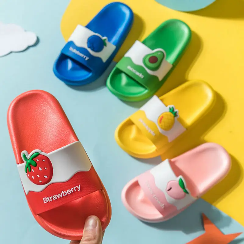 Summer Children Baby Boys Girls Pig Cartoon Beach Sandals Slippers Flip Shoes 
