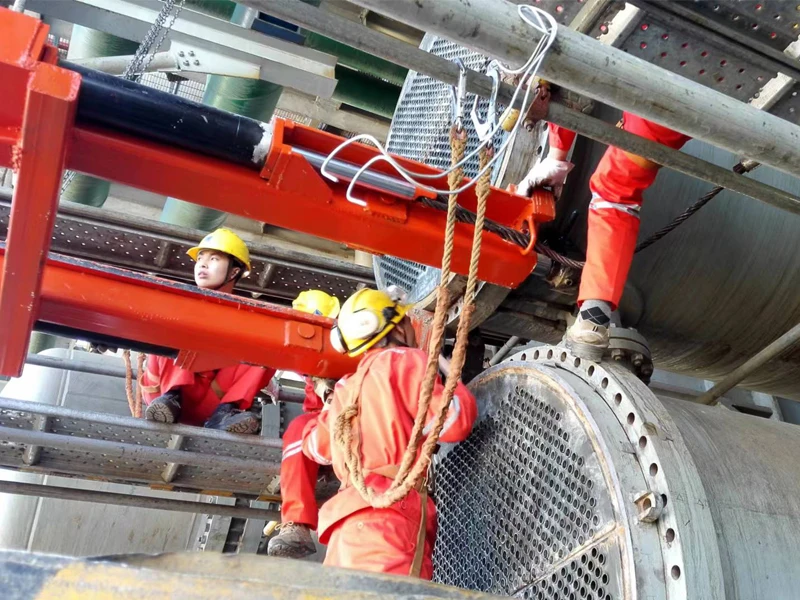 Exchanger Extractor 35 Ton HEAT EXCHANGER TUBE BUNDLE EXTRACTOR Model SD140-9B