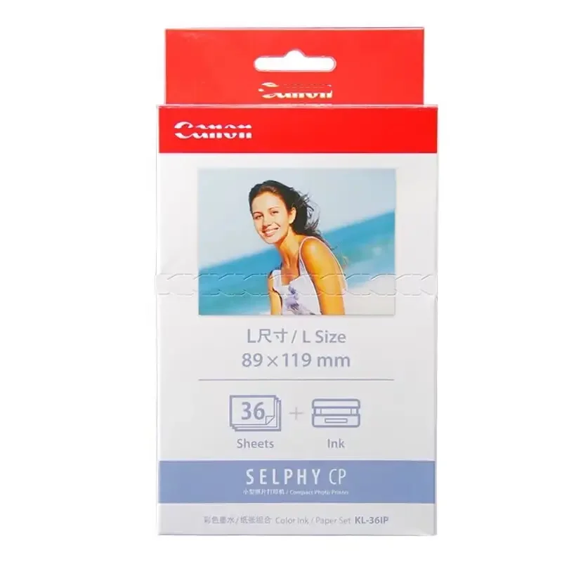 Color Ink Paper Set for Canon Selphy CP Series - KL 36IP