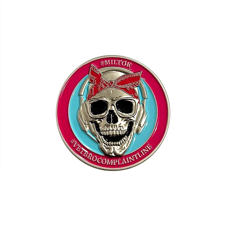 Custom Tiktok Commemorative Soft Enamel Challenge Coins Sports 