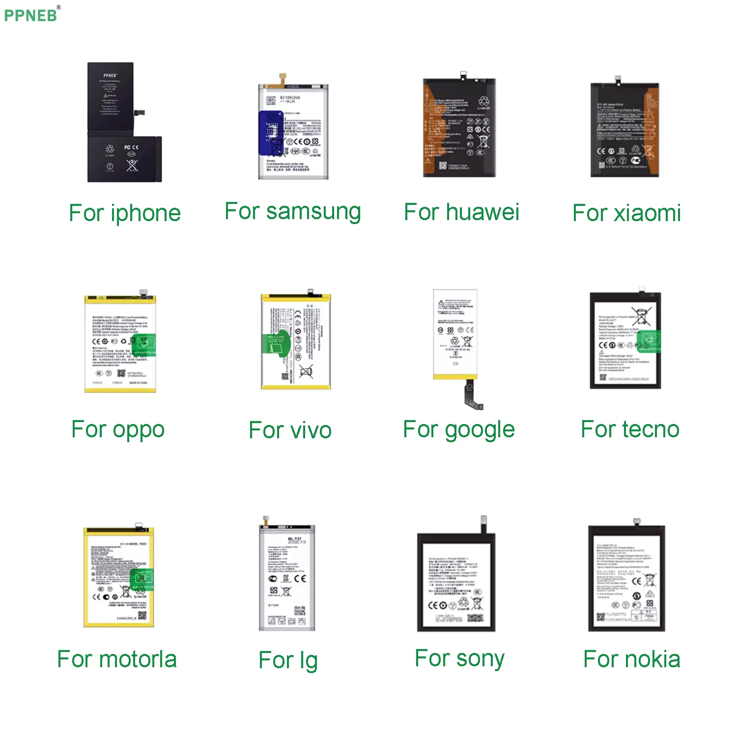 Mobile Phone Battery for Google Pixel 3A 4A 6A 7A Xl 2xl 3xl 4xl  3 4 5 6 7 8 9 Pro Battery Original Replacement