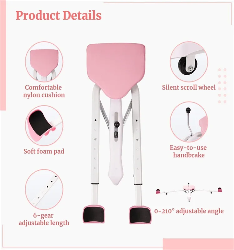 重型机器可调长度训练设备家用瑜伽健身房健身腿部拉伸