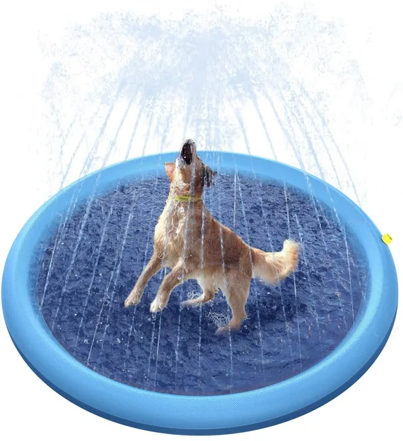 High Quality Summer Pet Spray Pad Non-slip Dog Spray Pad Thickened Pet Fountain Water Toy