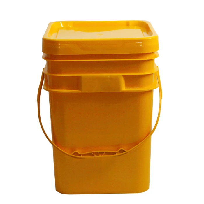 Plastic Bucket with Metal Handle and Lid - Food Grade - 1L, 2L, 5L, 10L, 20L