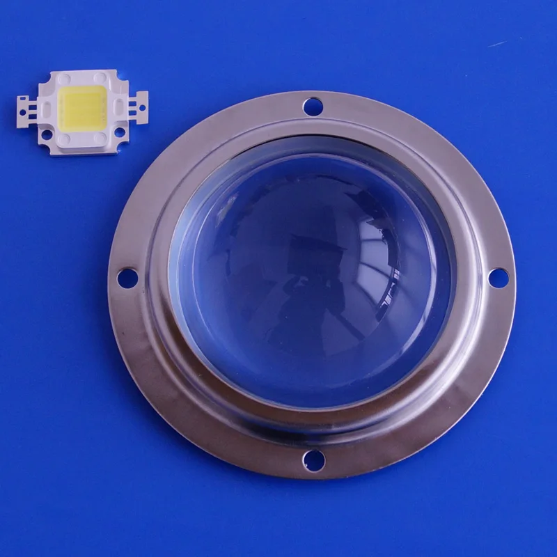 50 Вт COB Оптическое стекло 66 мм объектив для садового