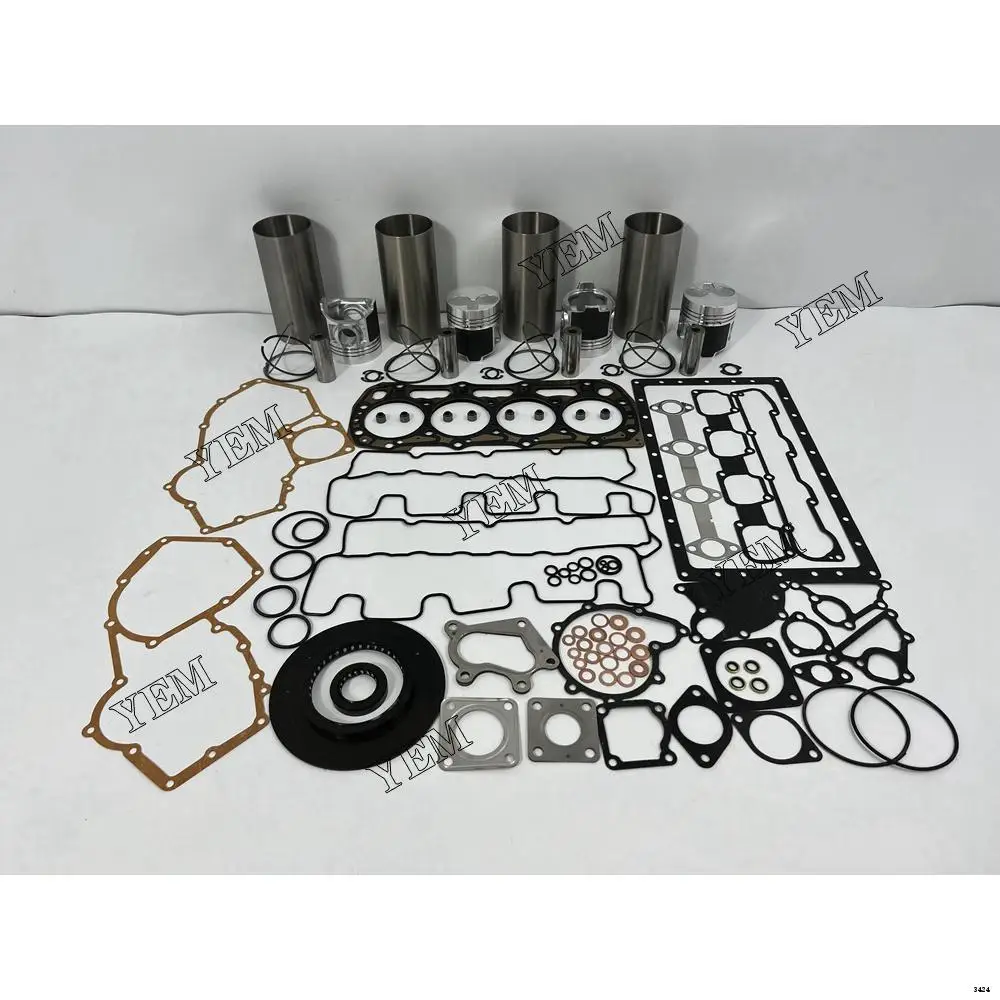 Engine Rebuild Kit With Piston Ring Liner Overhaul Gasket Set Fit for Perkins 404D-22T Aftermarket Spare Parts
