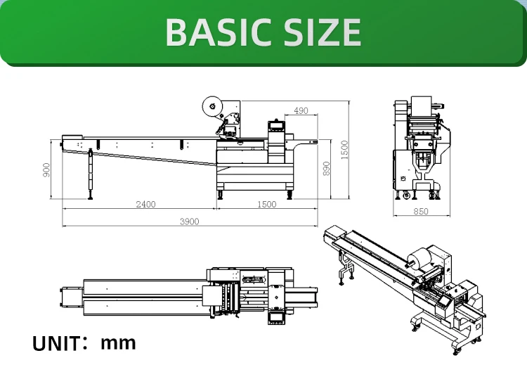 Multi-Function Packaging Machines horizontal packaging machines equipment kf94 kn95 mask packing machine