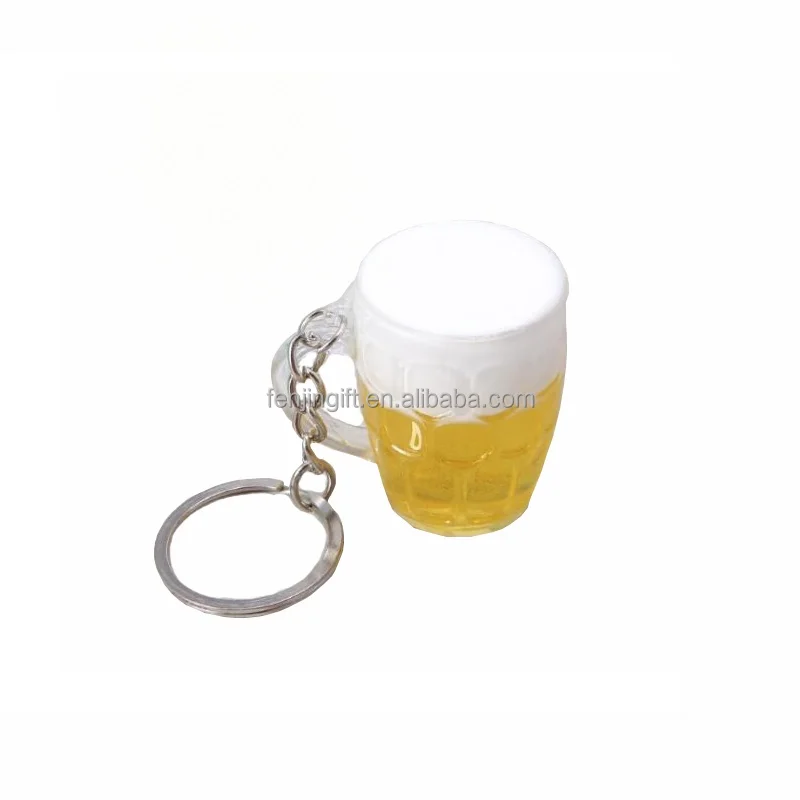 beer glass keychain